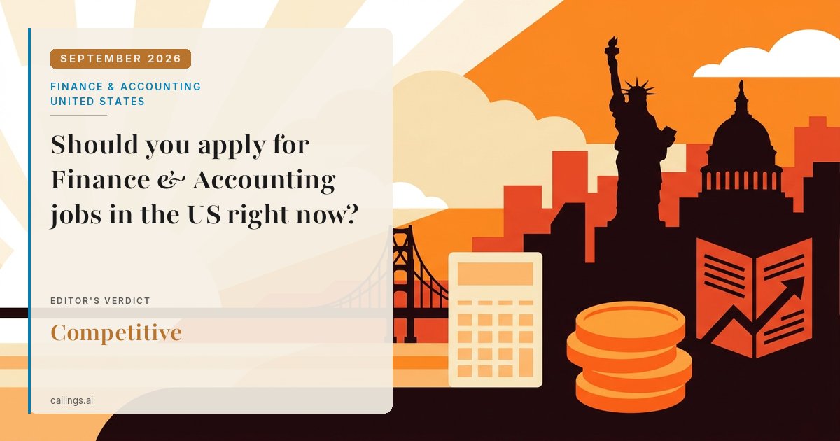 Finance & Accounting job market report cover, United States, 2026-09