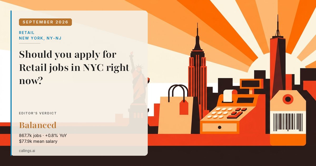 Retail job market report cover, New York-Newark-Jersey City, NY-NJ, 2026-09