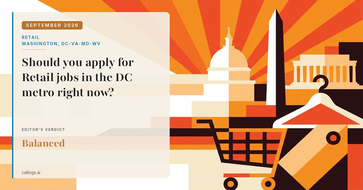 Retail job market report cover, Washington-Arlington-Alexandria, DC-VA-MD-WV, 2026-09