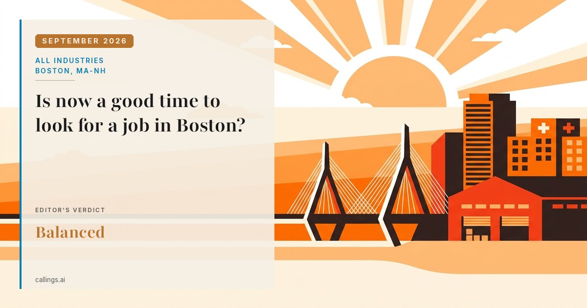 All industries job market report cover, Boston-Cambridge-Newton, MA-NH, 2026-09