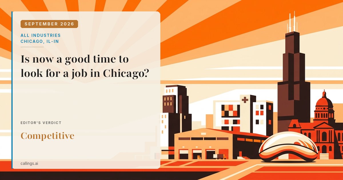 All industries job market report cover, Chicago-Naperville-Elgin, IL-IN, 2026-09