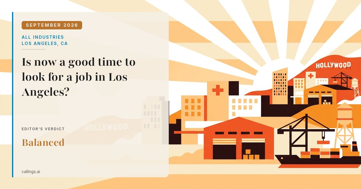 All industries job market report cover, Los Angeles-Long Beach-Anaheim, CA, 2026-09