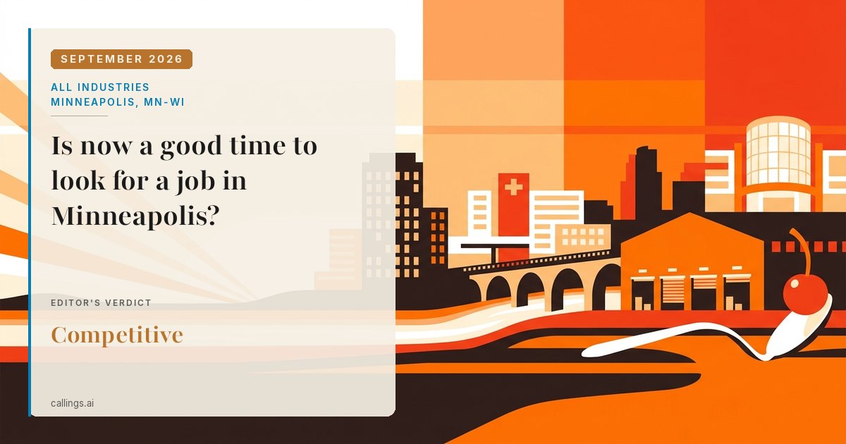 All industries job market report cover, Minneapolis-St. Paul-Bloomington, MN-WI, 2026-09