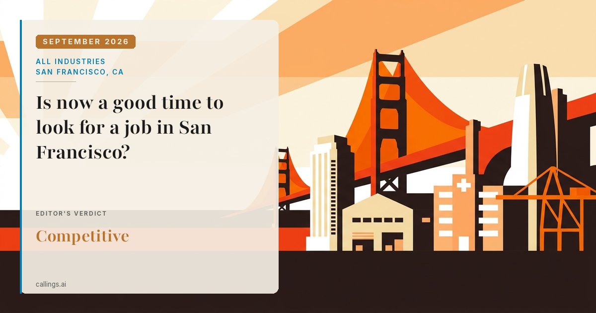 All industries job market report cover, San Francisco-Oakland-Fremont, CA, 2026-09