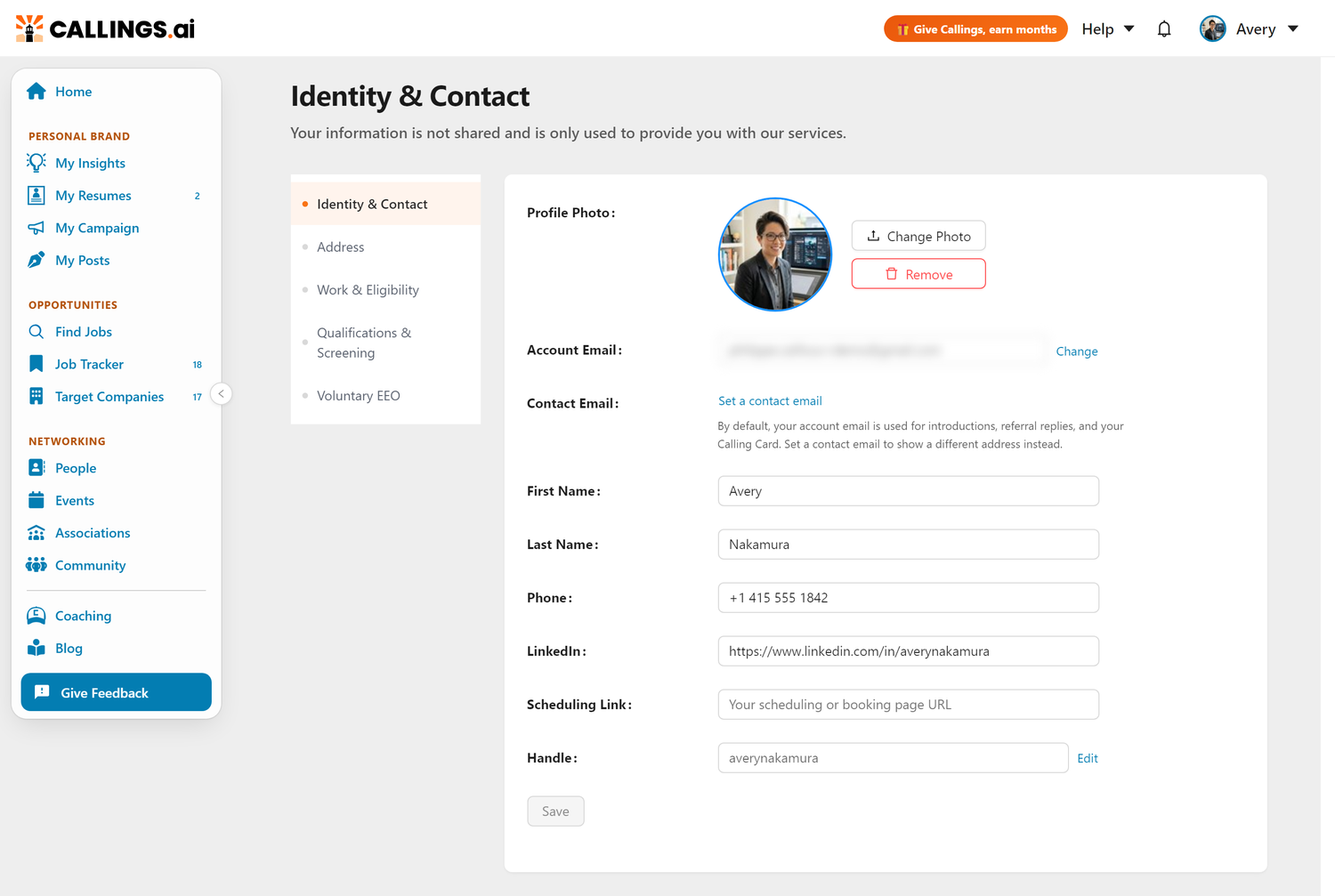 Profile Overview