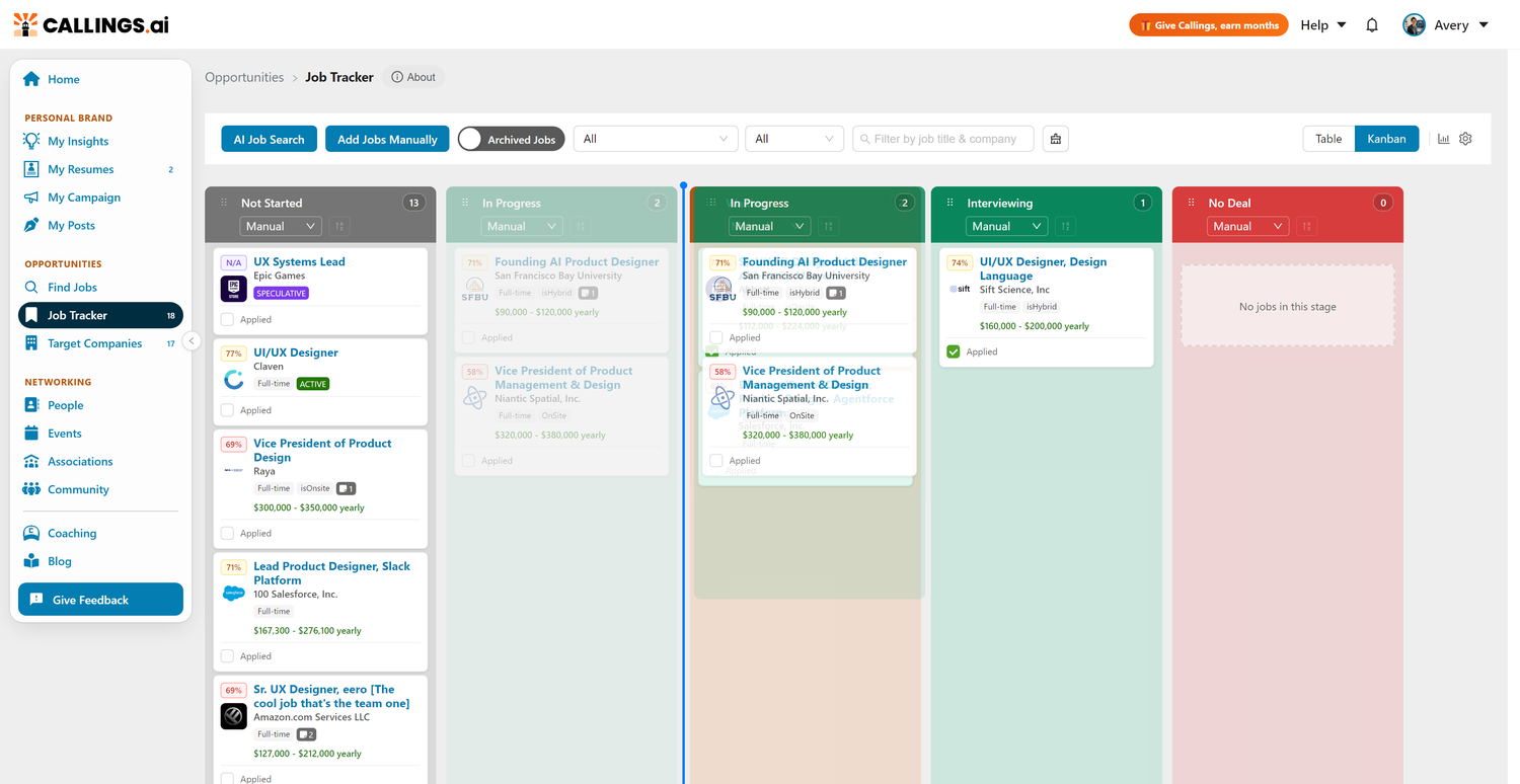 Reordering Kanban Columns