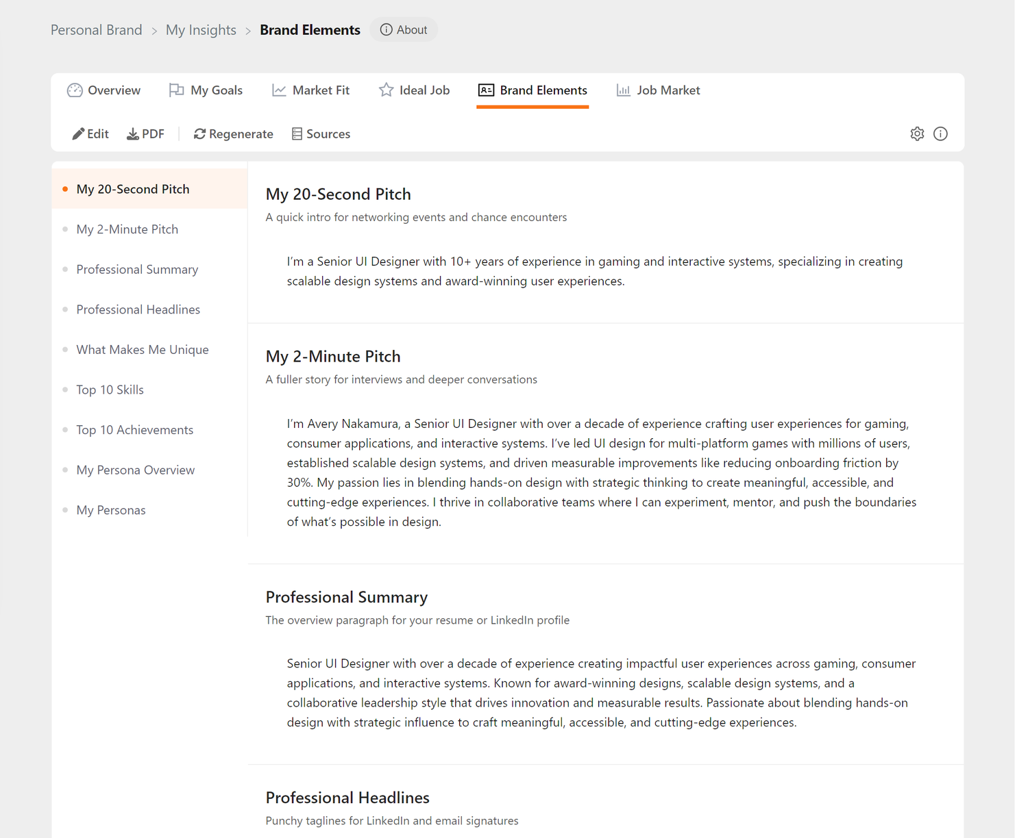 Brand Elements Overview