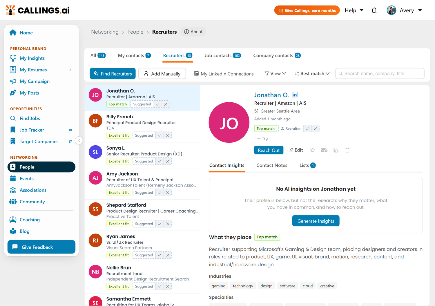 Recruiters