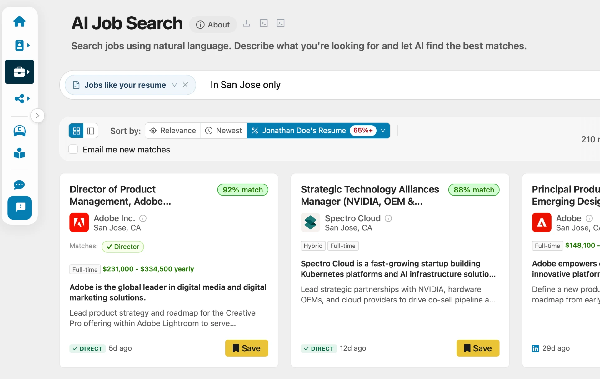 AI Job Search in Callings.ai