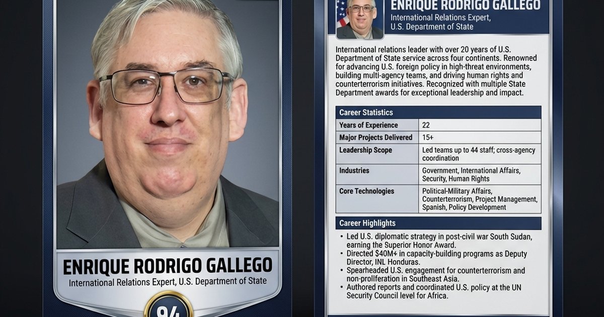 Enrique Gallego - Professional Profile